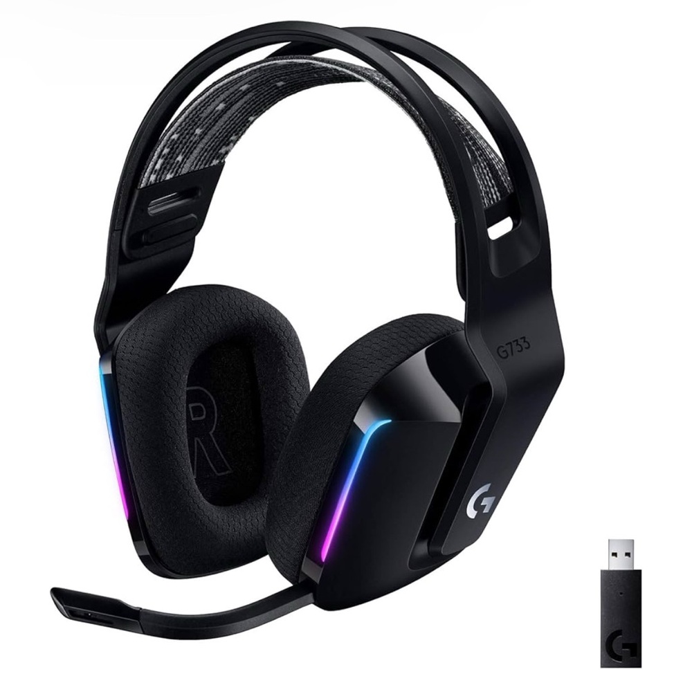 NIB Logitech G733 Lightspeed Wireless Gaming Headset with Suspension Headband